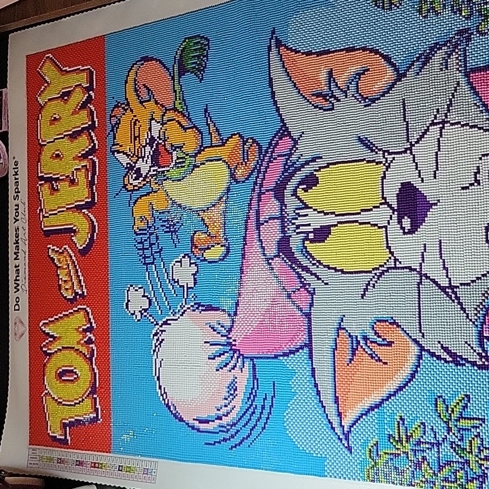 Completed diamond art